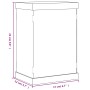 Caja de exposición acrílico transparente 17x12x25 cm de vidaXL, Mostradores - Ref: Foro24-154919, Precio: 27,73 €, Descuento: %