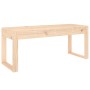 Banco de jardín madera maciza de pino 110x38x45 cm de vidaXL, Bancos de jardín - Ref: Foro24-825093, Precio: 77,11 €, Descuen...