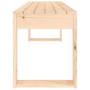 Banco de jardín madera maciza de pino 110x38x45 cm de vidaXL, Bancos de jardín - Ref: Foro24-825093, Precio: 77,11 €, Descuen...