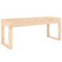 Banco de jardín madera maciza de pino 110x38x45 cm de vidaXL, Bancos de jardín - Ref: Foro24-825093, Precio: 77,11 €, Descuen...