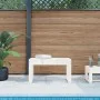 Banco de jardín madera maciza de pino blanco 80x38x45 cm de vidaXL, Bancos de jardín - Ref: Foro24-825087, Precio: 66,65 €, D...