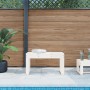 Banco de jardín madera maciza de pino blanco 80x38x45 cm de vidaXL, Bancos de jardín - Ref: Foro24-825087, Precio: 68,05 €, D...