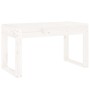 Banco de jardín madera maciza de pino blanco 80x38x45 cm de vidaXL, Bancos de jardín - Ref: Foro24-825087, Precio: 68,05 €, D...