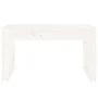 Banco de jardín madera maciza de pino blanco 80x38x45 cm de vidaXL, Bancos de jardín - Ref: Foro24-825087, Precio: 66,65 €, D...