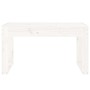 Banco de jardín madera maciza de pino blanco 80x38x45 cm de vidaXL, Bancos de jardín - Ref: Foro24-825087, Precio: 68,05 €, D...