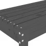 Banco de jardín madera maciza de pino gris 110x38x45 cm de vidaXL, Bancos de jardín - Ref: Foro24-825095, Precio: 80,59 €, De...