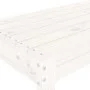 Banco de jardín madera maciza de pino blanco 80x38x45 cm de vidaXL, Bancos de jardín - Ref: Foro24-825087, Precio: 66,65 €, D...