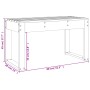 Banco de jardín madera maciza de pino blanco 80x38x45 cm de vidaXL, Bancos de jardín - Ref: Foro24-825087, Precio: 68,05 €, D...