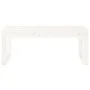 Banco de jardín madera maciza de pino blanco 110x38x45 cm de vidaXL, Bancos de jardín - Ref: Foro24-825094, Precio: 77,44 €, ...