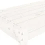 Banco de jardín madera maciza de pino blanco 110x38x45 cm de vidaXL, Bancos de jardín - Ref: Foro24-825094, Precio: 77,44 €, ...