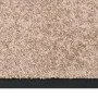 Beige doormat 80x120 cm by vidaXL, Doormats - Ref: Foro24-331585, Price: 46,43 €, Discount: %