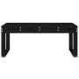 Banco de jardín madera maciza de pino negro 110x38x45 cm de vidaXL, Bancos de jardín - Ref: Foro24-825097, Precio: 67,80 €, D...
