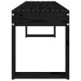 Banco de jardín madera maciza de pino negro 110x38x45 cm de vidaXL, Bancos de jardín - Ref: Foro24-825097, Precio: 67,80 €, D...