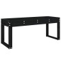 Banco de jardín madera maciza de pino negro 110x38x45 cm de vidaXL, Bancos de jardín - Ref: Foro24-825097, Precio: 67,80 €, D...