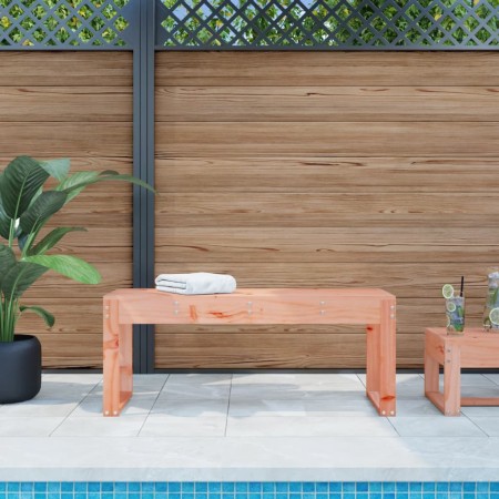 Banco de jardín madera maciza de abeto Douglas 110x38x45 cm de vidaXL, Bancos de jardín - Ref: Foro24-825098, Precio: 61,86 €...