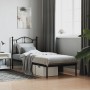 Estructura de cama con cabecero metal negro 90x200 cm de vidaXL, Camas y somieres - Ref: Foro24-353432, Precio: 77,38 €, Desc...