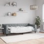 Sofá cama tela gris claro 80x200 cm de vidaXL, Camas y somieres - Ref: Foro24-354156, Precio: 185,96 €, Descuento: %