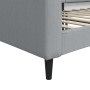 Sofá cama tela gris claro 80x200 cm de vidaXL, Camas y somieres - Ref: Foro24-354156, Precio: 185,96 €, Descuento: %