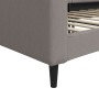Sofá cama tela gris taupe 80x200 cm de vidaXL, Camas y somieres - Ref: Foro24-354159, Precio: 183,99 €, Descuento: %