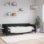 Sofá cama tela negro 80x200 cm de vidaXL, Camas y somieres - Ref: Foro24-354158, Precio: 182,47 €, Descuento: %