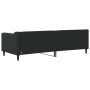 Sofá cama tela negro 80x200 cm de vidaXL, Camas y somieres - Ref: Foro24-354158, Precio: 182,47 €, Descuento: %