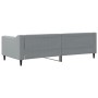 Sofá cama tela gris claro 90x200 cm de vidaXL, Camas y somieres - Ref: Foro24-354161, Precio: 186,58 €, Descuento: %