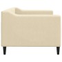 Sofá cama tela color crema 80x200 cm de vidaXL, Camas y somieres - Ref: Foro24-354160, Precio: 185,34 €, Descuento: %