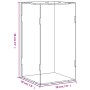 Caja de exposición acrílico transparente 20x20x38 cm de vidaXL, Mostradores - Ref: Foro24-154909, Precio: 37,93 €, Descuento: %