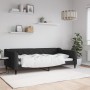 Sofá cama tela negro 100x200 cm de vidaXL, Camas y somieres - Ref: Foro24-354168, Precio: 195,77 €, Descuento: %