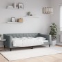 Sofá cama tela gris claro 90x190 cm de vidaXL, Camas y somieres - Ref: Foro24-354171, Precio: 184,66 €, Descuento: %