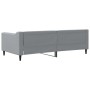 Sofá cama tela gris claro 90x190 cm de vidaXL, Camas y somieres - Ref: Foro24-354171, Precio: 184,66 €, Descuento: %