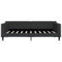 Sofá cama tela negro 90x190 cm de vidaXL, Camas y somieres - Ref: Foro24-354173, Precio: 184,27 €, Descuento: %
