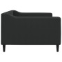 Sofá cama tela negro 90x190 cm de vidaXL, Camas y somieres - Ref: Foro24-354173, Precio: 184,27 €, Descuento: %