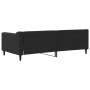 Sofá cama tela negro 90x190 cm de vidaXL, Camas y somieres - Ref: Foro24-354173, Precio: 184,27 €, Descuento: %