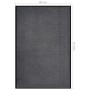 Felpudo gris antracita 80x120 cm de vidaXL, Felpudos - Ref: Foro24-331594, Precio: 43,51 €, Descuento: %