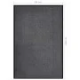 Felpudo gris antracita 80x120 cm de vidaXL, Felpudos - Ref: Foro24-331594, Precio: 42,66 €, Descuento: %