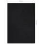 Felpudo negro 80x120 cm de vidaXL, Felpudos - Ref: Foro24-331597, Precio: 52,26 €, Descuento: %
