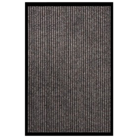 Felpudo de rayas beige 80x120 cm de vidaXL, Felpudos - Ref: Foro24-331603, Precio: 33,84 €, Descuento: %