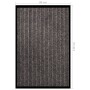 Felpudo de rayas beige 80x120 cm de vidaXL, Felpudos - Ref: Foro24-331603, Precio: 33,84 €, Descuento: %