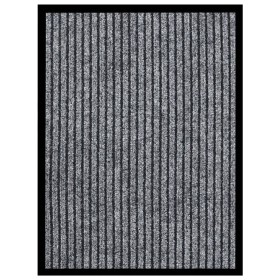 Felpudo de rayas gris 40x60 cm de vidaXL, Felpudos - Ref: Foro24-331604, Precio: 16,19 €, Descuento: %