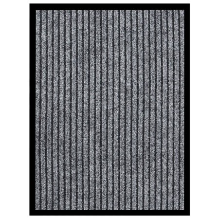 Felpudo de rayas gris 40x60 cm de vidaXL, Felpudos - Ref: Foro24-331604, Precio: 16,19 €, Descuento: %