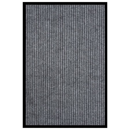 Felpudo de rayas gris 80x120 cm de vidaXL, Felpudos - Ref: Foro24-331606, Precio: 35,96 €, Descuento: %