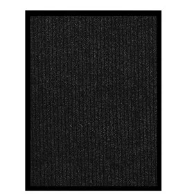 Felpudo de rayas gris antracita 60x80 cm de vidaXL, Felpudos - Ref: Foro24-331608, Precio: 30,00 €, Descuento: %