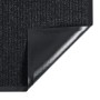 Felpudo de rayas gris antracita 60x80 cm de vidaXL, Felpudos - Ref: Foro24-331608, Precio: 30,71 €, Descuento: %