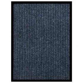 Felpudo de rayas azul 60x80 cm de vidaXL, Felpudos - Ref: Foro24-331611, Precio: 23,06 €, Descuento: %