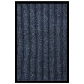 Felpudo de rayas azul 80x120 cm de vidaXL, Felpudos - Ref: Foro24-331612, Precio: 31,96 €, Descuento: %
