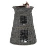 Cestas de gatos 3 uds con cojines sauce natural gris 47x34x60cm en Mobiliario para gatos | Comprar online en Foru.es