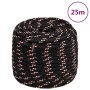 Cuerda de barco polipropileno negra 16 mm 25 m de vidaXL, Sogas y cuerdas metálicas - Ref: Foro24-152360, Precio: 34,68 €, De...