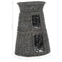 Cestas de gatos 3 uds con cojines sauce natural gris 47x34x60cm en Mobiliario para gatos | Comprar online en Foru.es