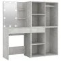 Dresser with LED lights and 2 gray concrete plywood cabinets by vidaXL, Bedroom Dressers - Ref: Foro24-3082030, Price: 189,09...